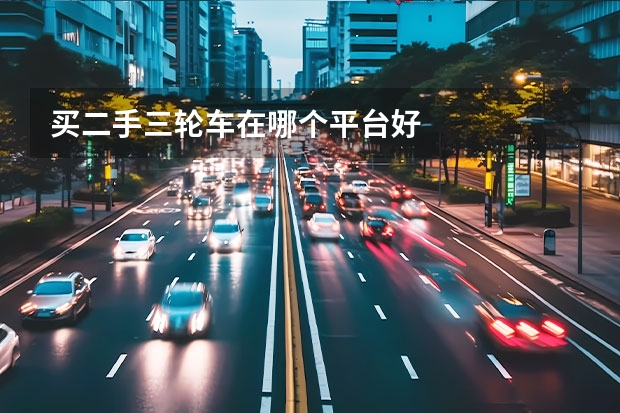 买二手三轮车在哪个平台好