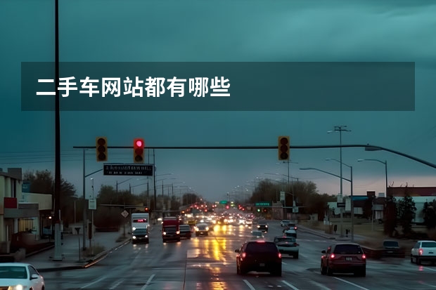 二手车网站都有哪些