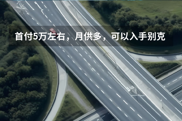首付5万左右，月供多，可以入手别克微蓝6 PHEV吗？