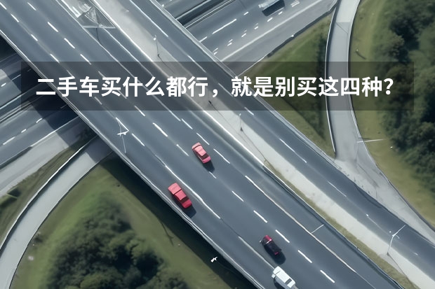 二手车买什么都行，就是别买这四种？