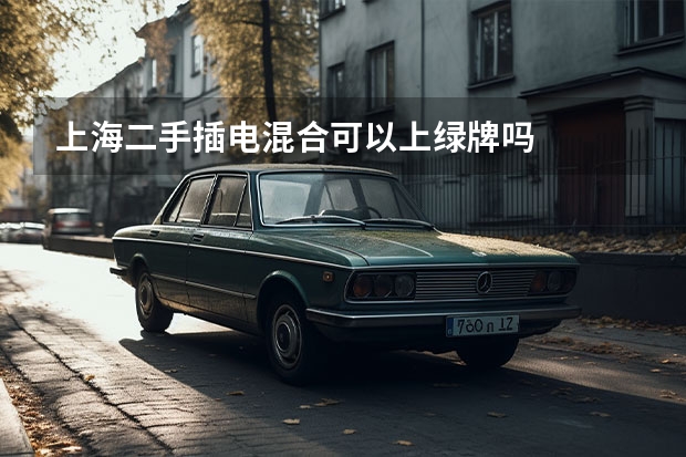 上海二手插电混合可以上绿牌吗