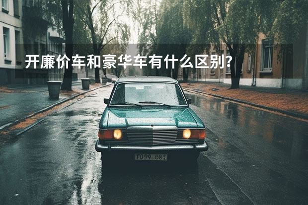 开廉价车和豪华车有什么区别？