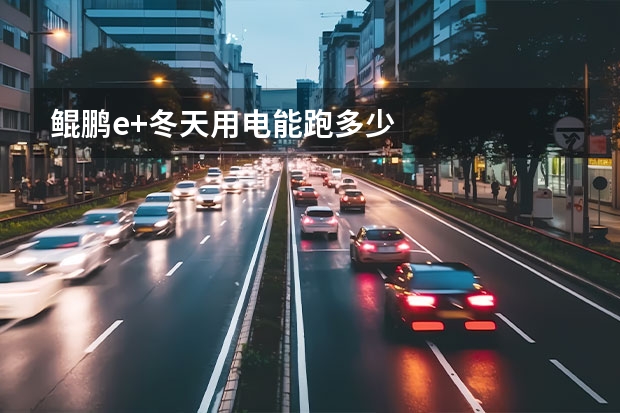 鲲鹏e+冬天用电能跑多少