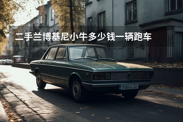 二手兰博基尼小牛多少钱一辆跑车