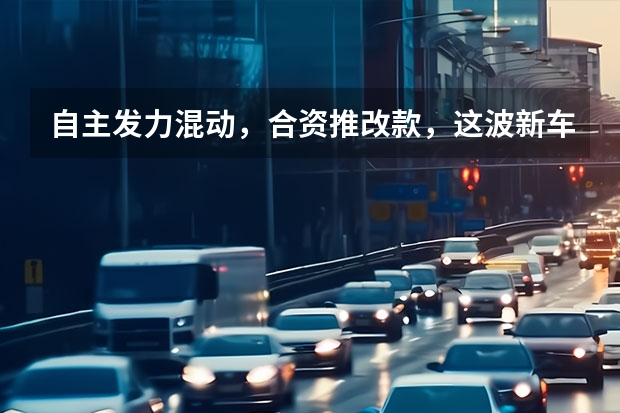 自主发力混动，合资推改款，这波新车有合胃口的吗？