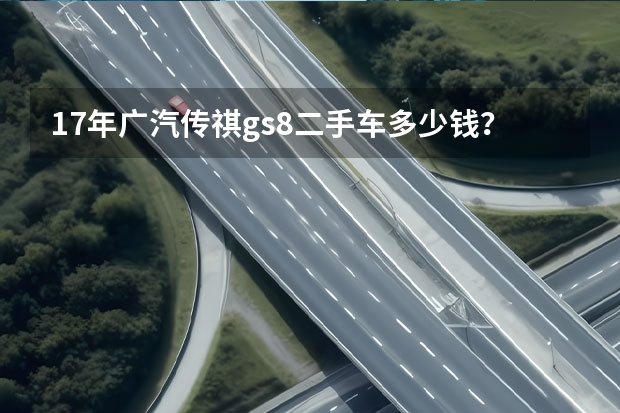 17年广汽传祺gs8二手车多少钱？