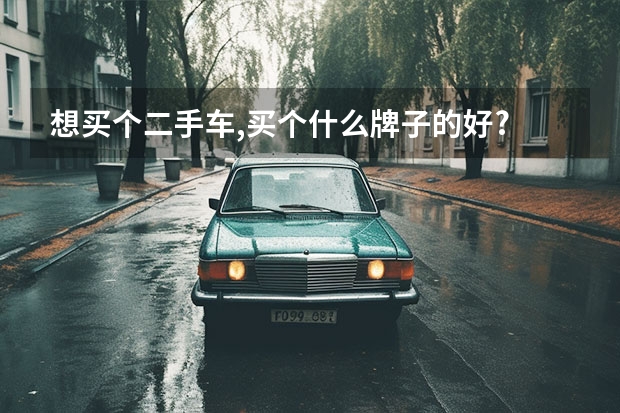 想买个二手车,买个什么牌子的好?