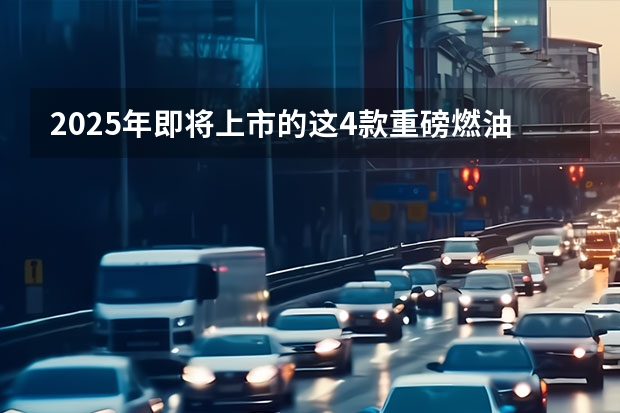 2025年即将上市的这4款重磅燃油车，大部分都不好卖？（2025年，要上市的十款中大型SUV）