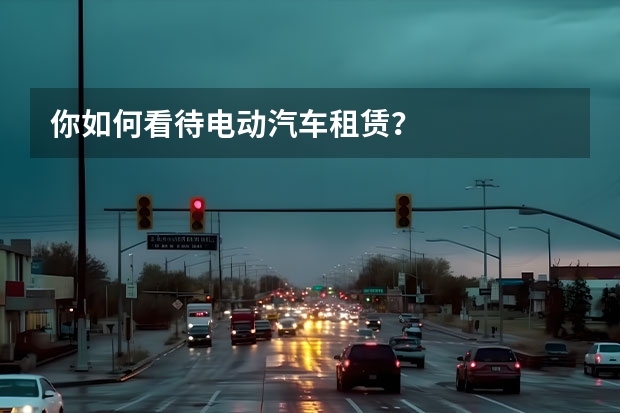 你如何看待电动汽车租赁？