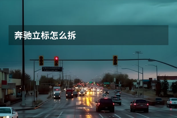 奔驰立标怎么拆