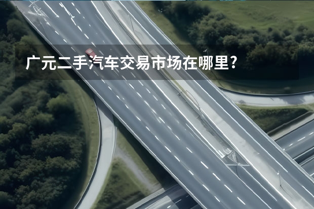 广元二手汽车交易市场在哪里?