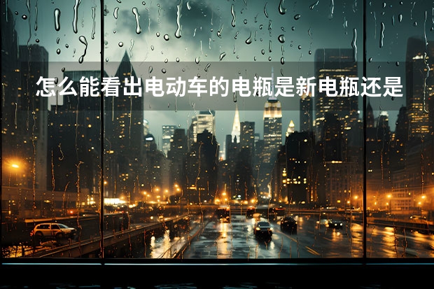 怎么能看出电动车的电瓶是新电瓶还是翻新的啊？