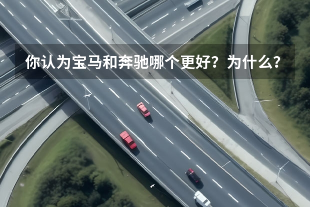 你认为宝马和奔驰哪个更好？为什么？