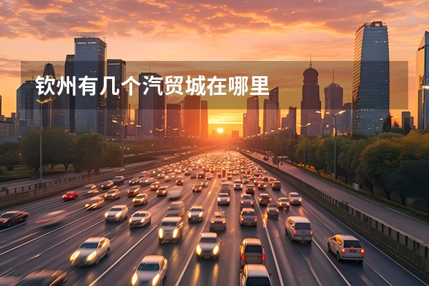 钦州有几个汽贸城在哪里