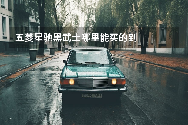 五菱星驰黑武士哪里能买的到