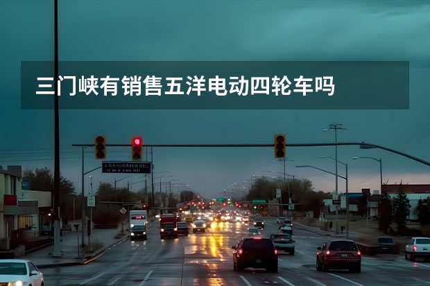 三门峡有销售五洋电动四轮车吗