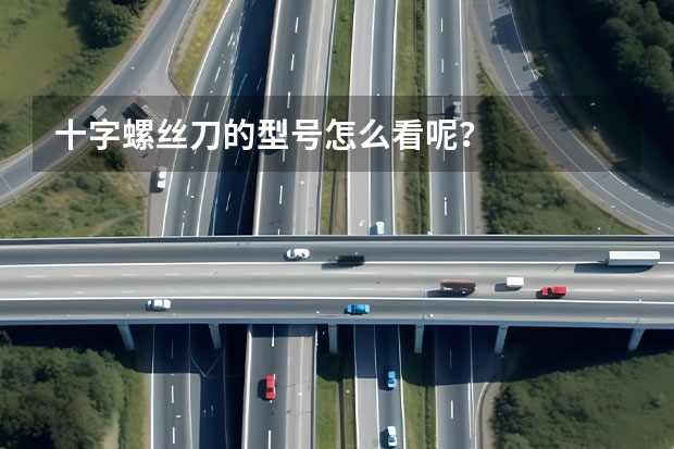 十字螺丝刀的型号怎么看呢？