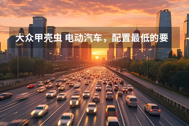 大众甲壳虫 电动汽车，配置最低的要多少钱？？？