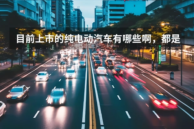 目前上市的纯电动汽车有哪些啊，都是什么价位？？？一定要纯电动的！！！