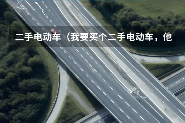 二手电动车（我要买个二手电动车，他说他8个月前买的，骑了一个多月，就买车没骑了。这都半年没动了。电瓶，电机会有问）