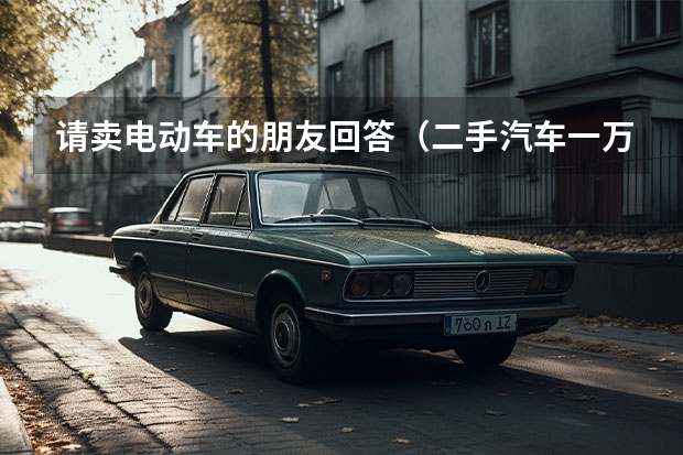 请卖电动车的朋友回答（二手汽车一万元一下）