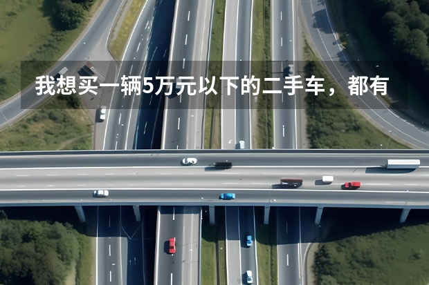 我想买一辆5万元以下的二手车，都有什么车型，哪个好点 ，给推荐以下 谢谢