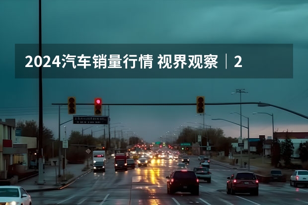 2024汽车销量行情 视界观察｜2024年度车企“小目标”，销量翻番或可期？