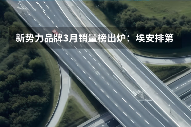 新势力品牌3月销量榜出炉：埃安排第一，问界超过理想 电动汽车销量排行榜前十名2024年