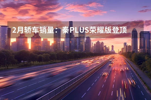 2月轿车销量：秦PLUS荣耀版登顶，E级、A6L双双前十 电动汽车销量排行榜前十名2024年